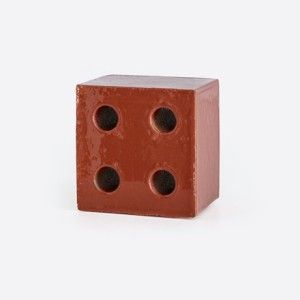 BLOC GLOSSY RED 13X13X10 - BOBG05 01 MUTINA MUTINA - 1