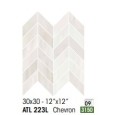 ATELIER CHEVRON CRYSTAL DOLOMIA 30X30 POLIERT - NOVABELL ATL223L NOVABELL - 1