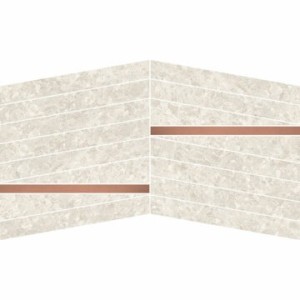 KEYSTONE MOSAICO STRIPES PURE DX+SX 30X30 - NOVABELL KYN888N NOVABELL - 1