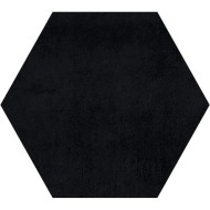 Concrete Black 18x16 small hexagon 6mm - GIGACER PO9ESABLACK GIGACER - 1