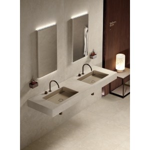 Badezimmerschrank BATHMOOD JOY FLAIR 13 Box Top mit integriertem Unterbauwaschbecken aus Keramik MIRAGE MIRAGE BATHMOOD - 4