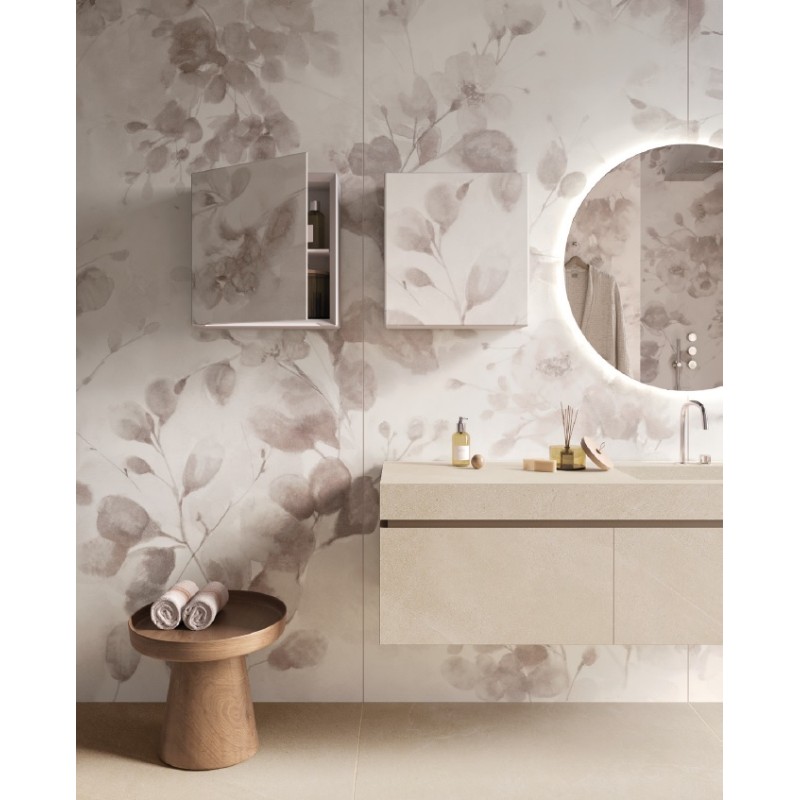 Armoire de toilette BATHMOOD FUN Meuble haut laqué mat avec façade en grès cérame MIRAGE MIRAGE BATHMOOD - 4