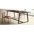 Tavolo HABITAT TABLES BROOKLYN 75 A Tavolo da pranzo con piano rettangolare ATLAS CONCORDE