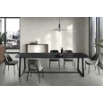 Tavolo HABITAT TABLES BROOKLYN 75 B Tavolo da pranzo con piano a botte ATLAS CONCORDE