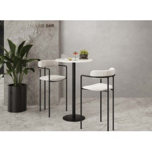 Tableau HABITAT TABLES COSMOPOLITAN Tables d'accueil avec plateau carré ou circulaire ATLAS CONCORDE