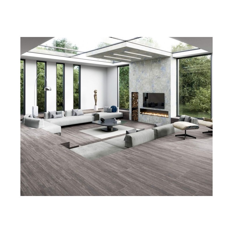 TRAVERTINO TITANIUM NATUREL 119,3X280 - APAVISA 8431940456886 APAVISA - 1