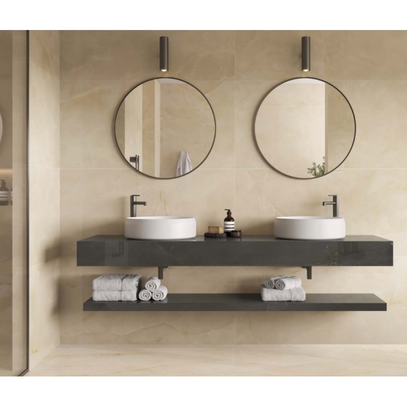 Mobile Bagno HABITAT THIN A Mensola bagno realizzabile su misura ATLAS CONCORDE