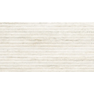 THERMAE VERSO TRAVERTINO 60X120 STRUTTURA 3D FLUTED WHITE RET - NOVABELL TRV85RT NOVABELL - 1