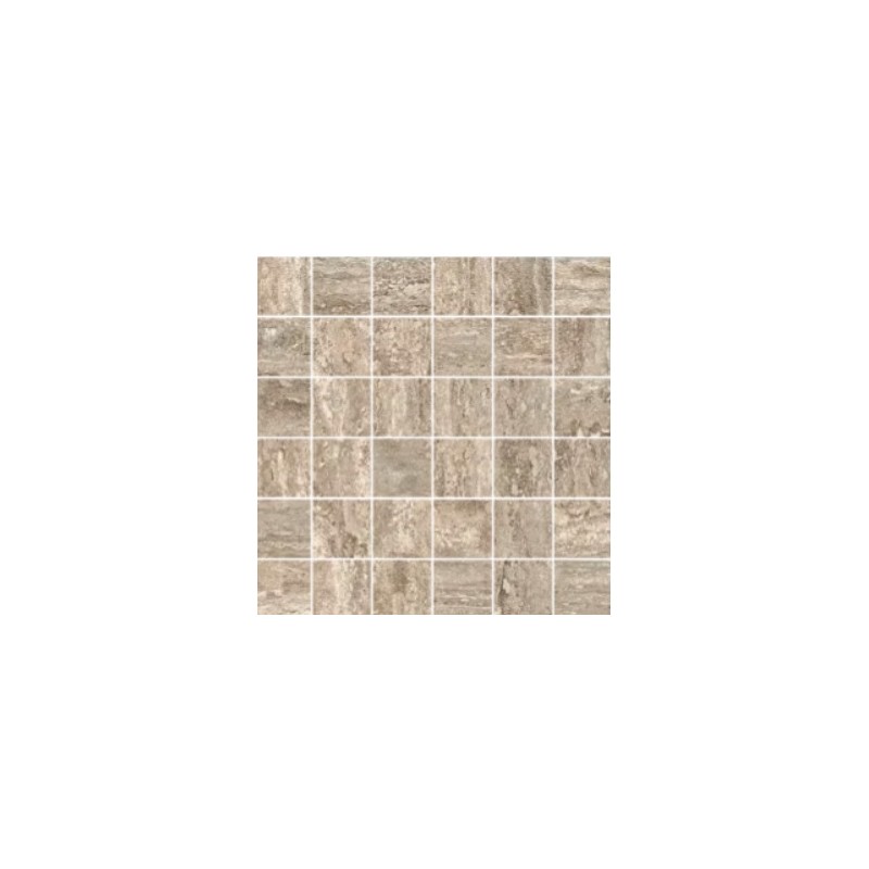 THERMAE VERSO MOSAICO 5X5 TRAVERTINO WALNUT - NOVABELL TRV995N NOVABELL - 1