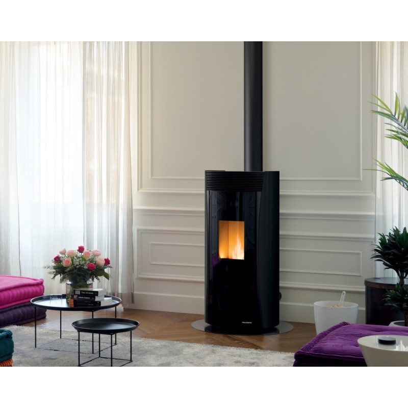 Stove ECOFIRE Vivienne TC US hermetic pellet stove PALAZZETTI