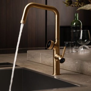 VITA Erogatore multifunzione selettore digitale e Miscelatore monocomando Lavello con bocca girevole GESSI GESSI SPA  - 2