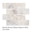 ONYX e MORE  WHITE ONYX GLOSSY 6MM MURETTO 7,5X15 - CREATIVE DESIGN FLORIM  767703 FLORIM CREATIVE DESIGN - 1