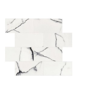 B&W MARBLE BREACH HIGH GLOSSY  6MM MURETTO  SFALSATO 30X30 TESSERA 7,5X15 - ARCHITECTURAL DESIGN FLORIM 767460 FLORIM ARCHITECTU