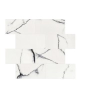 B&W MARBLE BREACH HIGH GLOSSY  6MM MURETTO  SFALSATO 30X30 TESSERA 7,5X15 - ARCHITECTURAL DESIGN FLORIM 767460 FLORIM ARCHITECTU