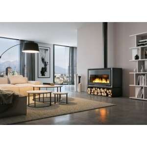 Stufa LEGNA Stufa a legna Iki 16:9 PALAZZETTI