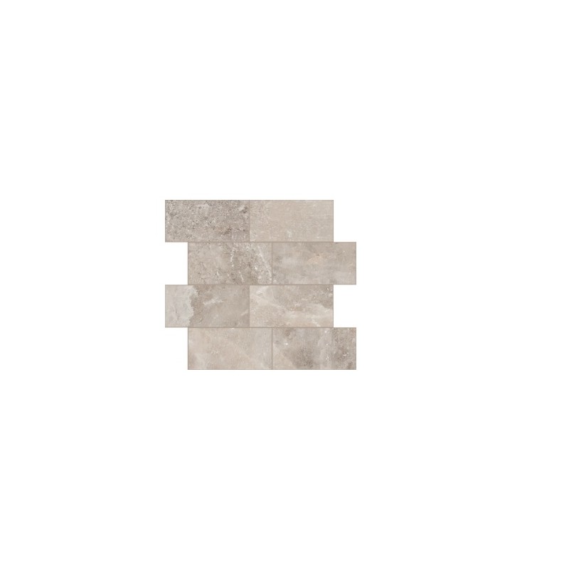 ROCK SALT DANISH SMOKE  POLI 6MM 7,5x15  BRICK 30X30  - CONTEMPORARY DESIGN FLORIM 766765 FLORIM CONTEMPORARY DESIGN - 1