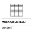 TREVI CROSS IVORY MOSAICO LISTELLI 30X30 ASS - KEOPE I35M CERAMICHE  KEOPE  - 1