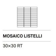 TREVI CROSS WHITE MOSAIC LISTELLI 30X30 ASS - KEOPE I38M CERAMICHE  KEOPE  - 1