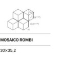 GRACE CLAY MOSAICO ROMBI 35,2X30 ASS - KEOPE J3CL CERAMICHE  KEOPE  - 1