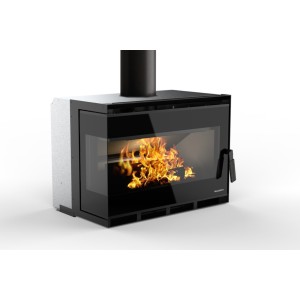 Fireplace ECOPALEX Wood Fireplace GTM80 Corner PALAZZETTI