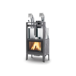 Fireplace ECOMONOBLOCCO Wood-burning fireplace MX 78 Front PALAZZETTI