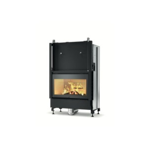 Fireplace ECOMONOBLOCCO Wood Fireplace WT 16:9 Front PALAZZETTI