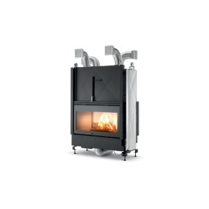 Fireplace ECOMONOBLOCCO Wood Fireplace WT 16:9 Double Sided PALAZZETTI