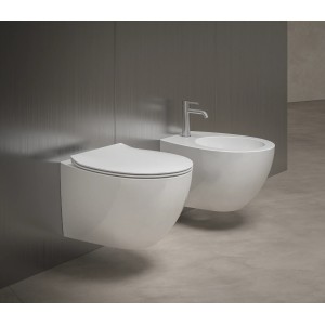 PLANETA Weißes Wandbidet Hatria