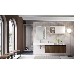 Elite Bathroom cabinet H200xL200,3xP50 cm Composition ELI 05 - Hafro - Geromin