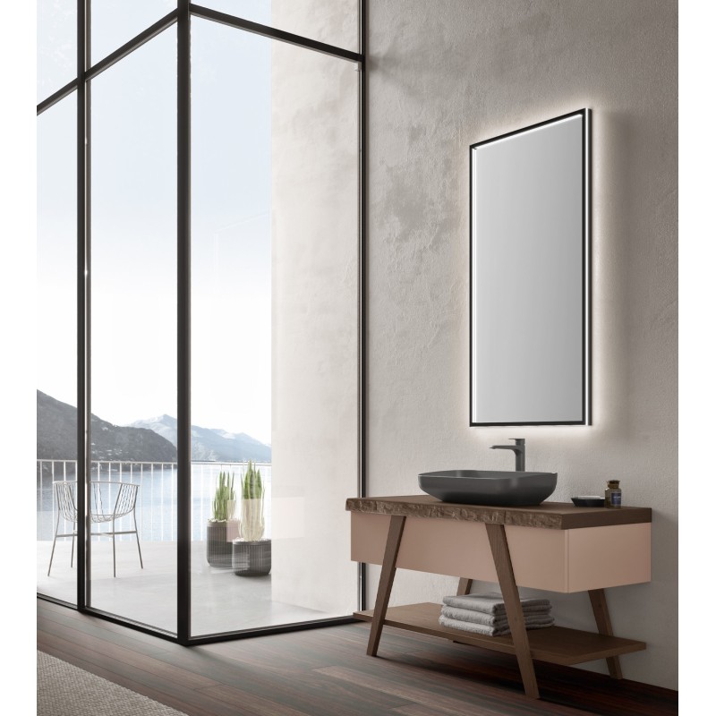 Fratino Mobile Bagno H200xL131xP56 cm Composizione FRA 03 - Hafro - Geromin