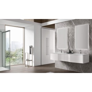 STR8 Mobile Bagno H200xL210xP56 cm Composizione STR 01 - Hafro - Geromin