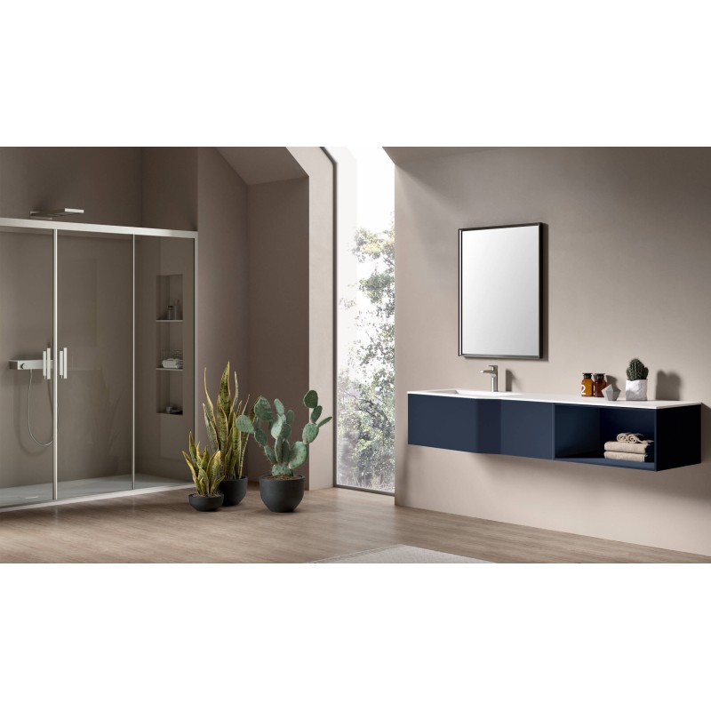 STR8 Mobile Bagno H200xL190xP56 cm Composizione STR 06 - Hafro - Geromin