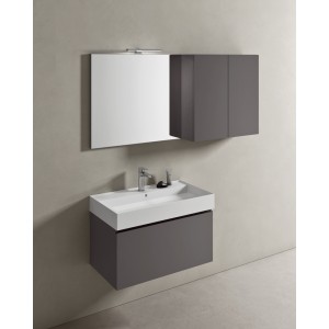 Lira Plus mobile de salle de bains L81xP46 cm Composition LIR 01 - Hafro - Geromin