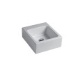 GSG SQUARE Lavabo Square cm 32 monoforo (senza foro su richiesta) 32x37 fissaggi inclusi