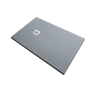 GSG STONE Shower Tray Stone in mineral marble cm 80x90xh3 (Drain plug included)