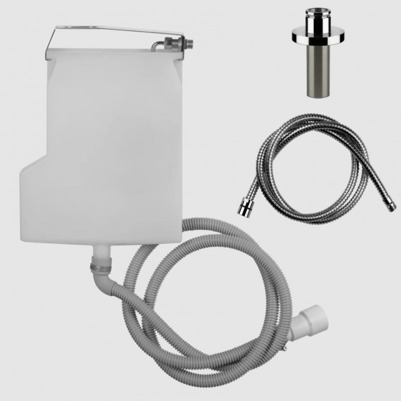 VIA MANZONI Wasserrückgewinnungssystem für Brauseschlauch, Wannenrandmontage GESSI