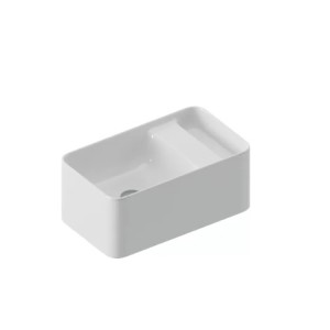 BROOKLYN 60 Wall-hung/Countertop Washbasin 60x35 h25 cm Artceram ARTCERAM - 2