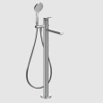 VIA MERAVIGLI External part of the free-standing bathtub mixer with hand shower and automatic diverter GESSI