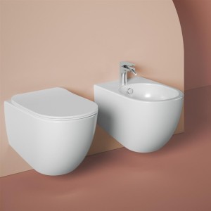 BIDET  SOSPESO FILE 2.0 SANIGLAZE  BIANCO 37X52 cm  Artceram FLB003 ARTCERAM - 4
