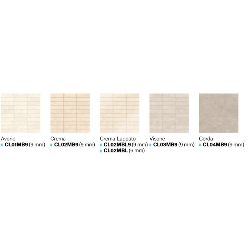 CALCIS AVORIO MURETTO 9MM 30X30 - ITALGRANITI CL01MB9 ITALGRANITI GROUP - 1