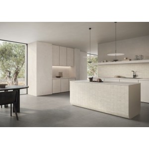 CONCRETE WHITE MURETTO 6MM 30X30 - IMPRONTA ICN01MB IMPRONTA - 1