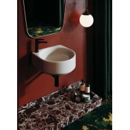 Lavabo Sospeso/Appoggio WON 48 x 44 cm con foro Rubinetto dx/sx Artceram WNL004 ARTCERAM - 2