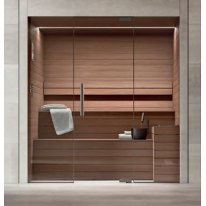 ETHIC Sauna L.212 x P.157 x H.220 Niche Thermo Wood - Hafro - Geromin HAFRO-GEROMIN - 3