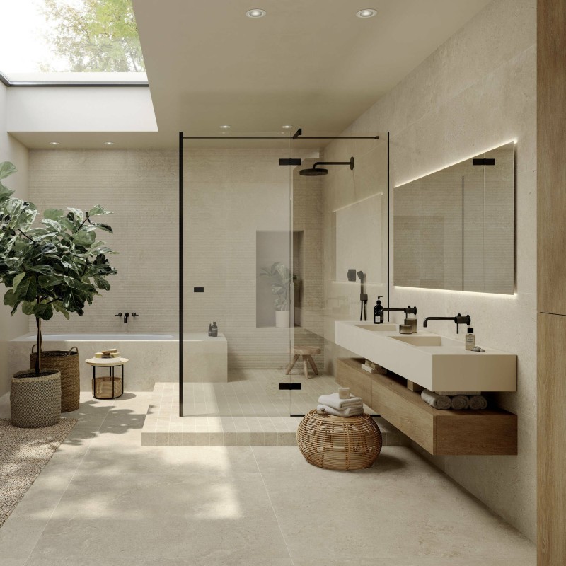 CLOSER 90x90cm 10mm AVORIO NATURAL SQ - CERAMICA D'IMOLA CLOSER 90AV 200802 CERAMICA D'IMOLA - 1