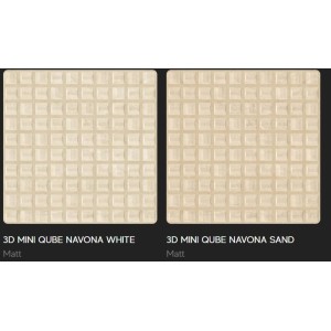 Marvel T 3D Mini Qube Navona White 40x80 - Ceramiche Atlas Concorde  HCQC CERAMICHE ATLAS CONCORDE - 1