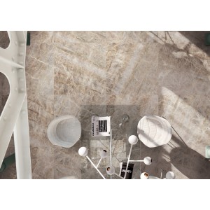 ICONIC LIFE MOKA YAMUNA GLOSSY 60x120 SQ - CONTEMPORARY DESIGN FLORIM 784544  - 1