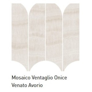 INCANTO ONICE VENATO AVORIO MOSAICO GLOSSY 28,1X31 RDHH - RAGNO RAGNO  - 1