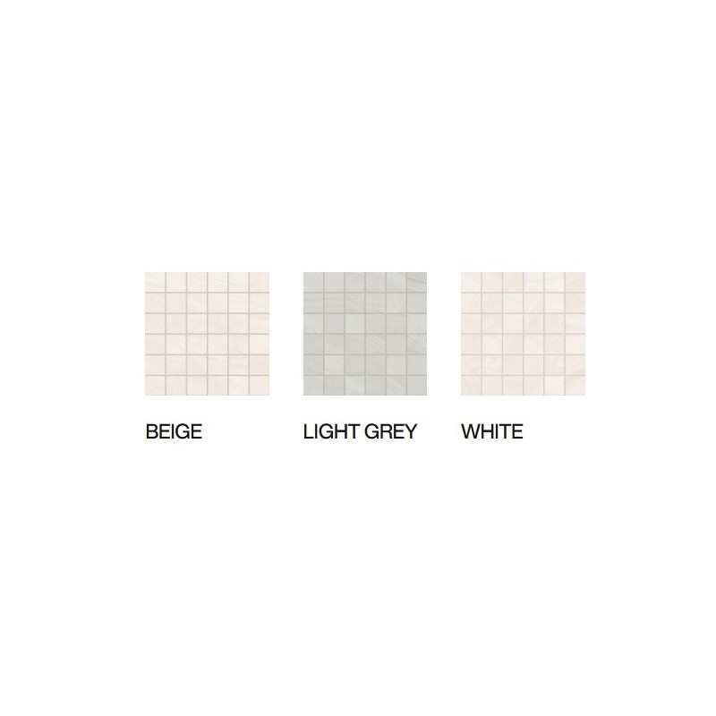 VARANA STONE CROSS CUT MOSAICO 5X5 LIGHT GREY SILKTECH 30X30 - PROVENZA EMILGROUP EN0V PROVENZA EMILGROUP - 1