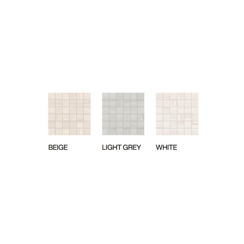 VARANA STONE VEIN CUT MOSAICO 5X5 LIGHT GREY SILKTECH 30X30 - PROVENZA EMILGROUP EN0R PROVENZA EMILGROUP - 1