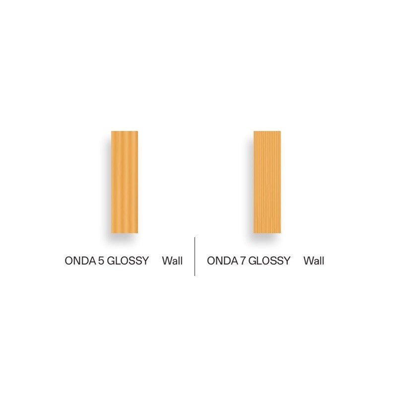 SENSI COLORE MIELE GLOSSY RIGATO 5,7X23,2 - CREATIVE DESIGN FLORIM 787127 FLORIM CREATIVE DESIGN - 1